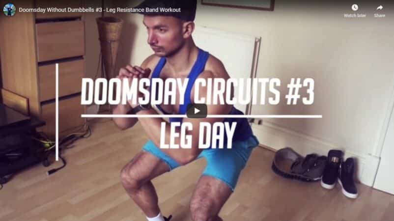 Leg Day Workout With Just Resistance Bands