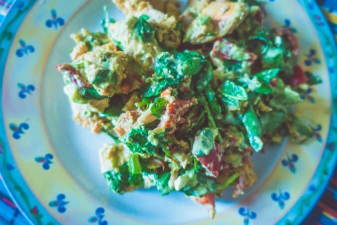 Keto Chicken Bacon Avocado Salad Recipe