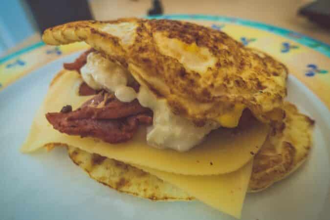 Keto Breakfast Egg Sandwich Recipe